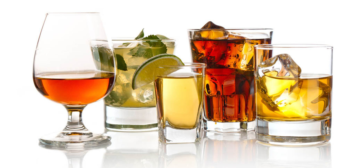 various alcoholic drinks that effect ones health