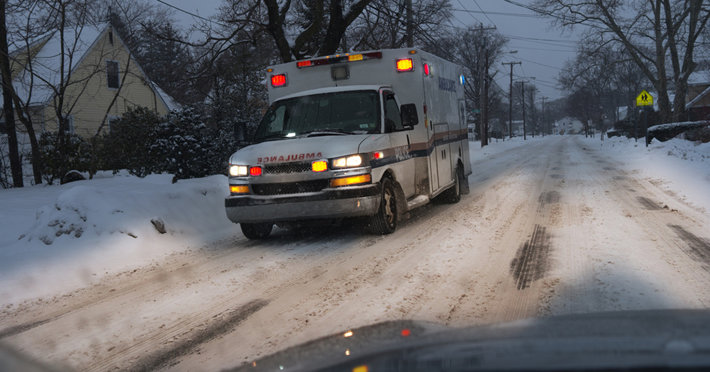 Winter ambulance